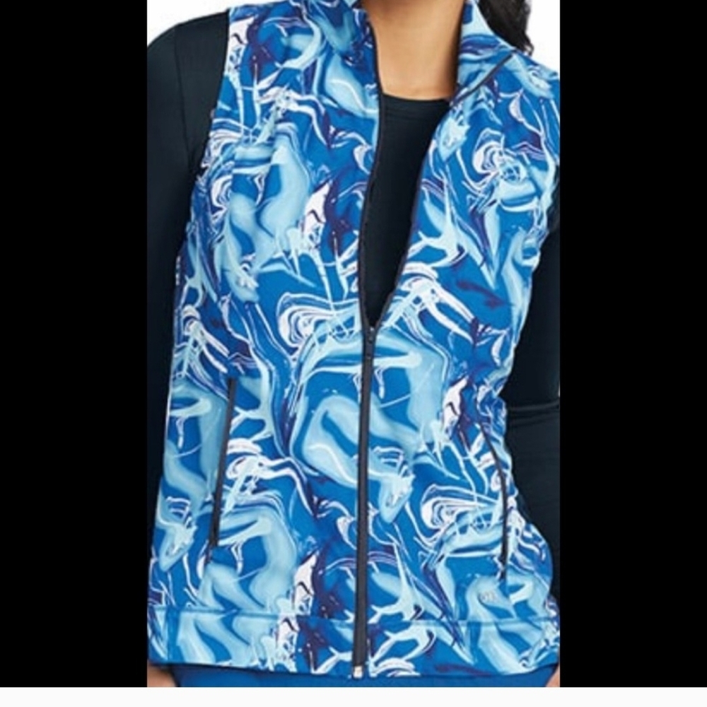 Barco Uniforms Blue Swirl Women's Vest